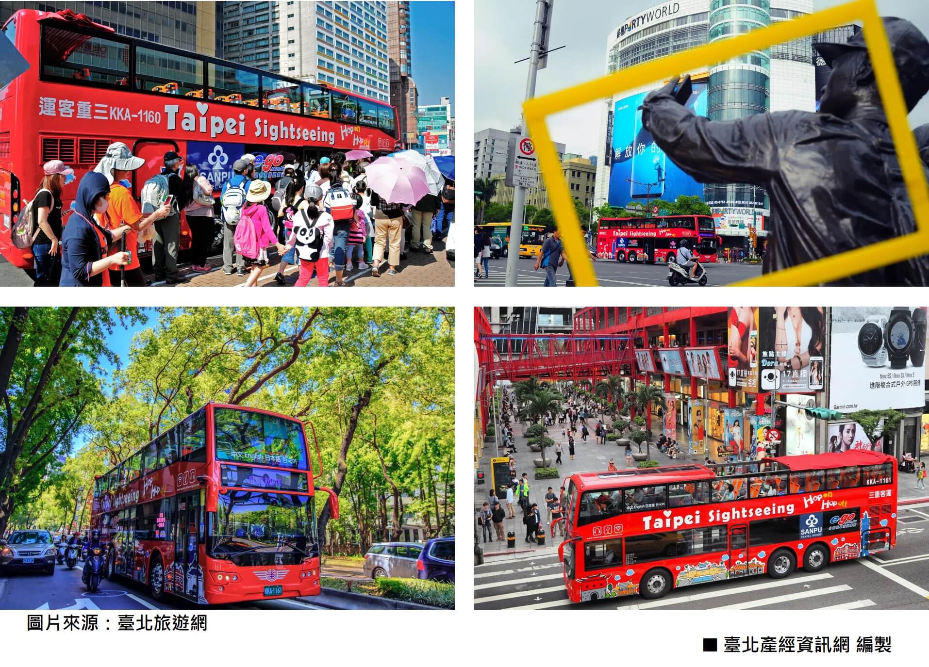 臺北雙層觀光巴士 宣傳照