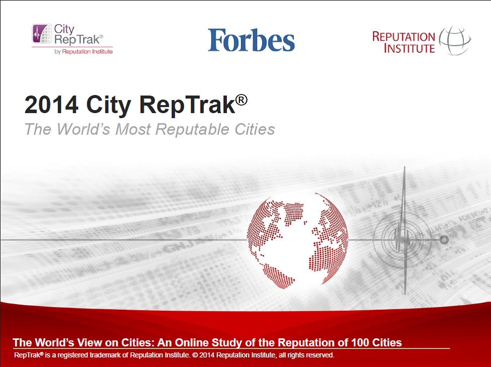 2014 City RepTrak報告封面